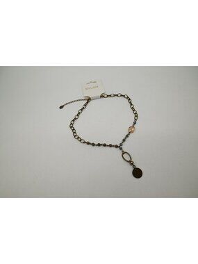 NWT Dylan Jewelry Molly 2.0 Necklace Natural Stone Crystal Pendant Boho Chic